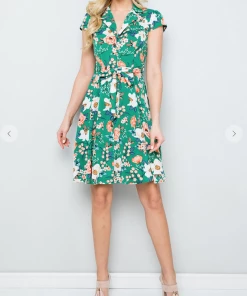 LA SOUL Printed Dresses Irish Spring Floral Dress