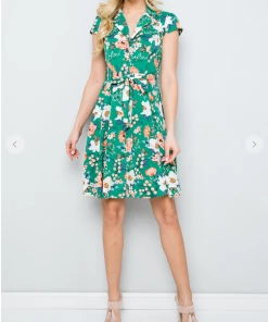 LA SOUL Printed Dresses Irish Spring Floral Dress