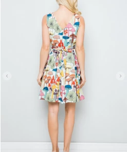 LA SOUL Printed Dresses Mushroom Must Have Dress