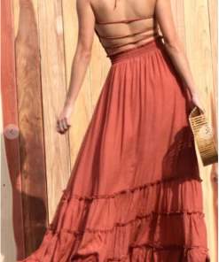 Dress Day Maxi Dresses & Jumpsuits Crazy For You Smocked Maxi Dress Coral