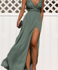 Dress Day Stellar Lace Top Maxi Dress Maxi Dresses & Jumpsuits