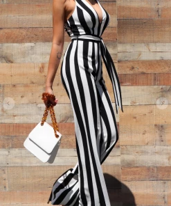 Dress Day I'm All That Stripe Jumpsuit Maxi Dresses & Jumpsuits