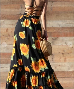 Dress Day Sunflower Power Black
