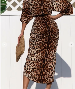 Dress Day Maxi Dresses & Jumpsuits Larisa Leopard Maxi Dress