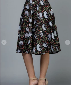 LA SOUL Mini Skirts & Mid Length Skirt Sleepy Sloth Skirt