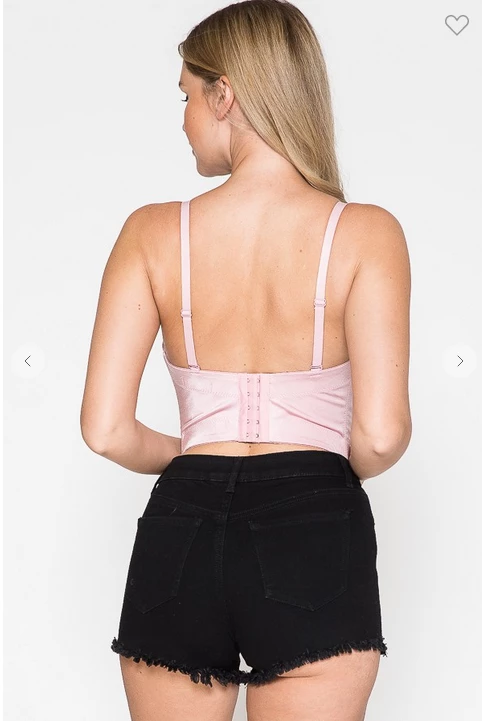 LYDIA Rhinestone Forever Jeweled Crop Corset Corsets 6 LYDIA Rhinestone Forever Jeweled Crop Corset Corsets