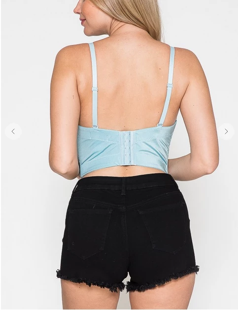 LYDIA Rhinestone Forever Jeweled Crop Corset Corsets 10 LYDIA Rhinestone Forever Jeweled Crop Corset Corsets