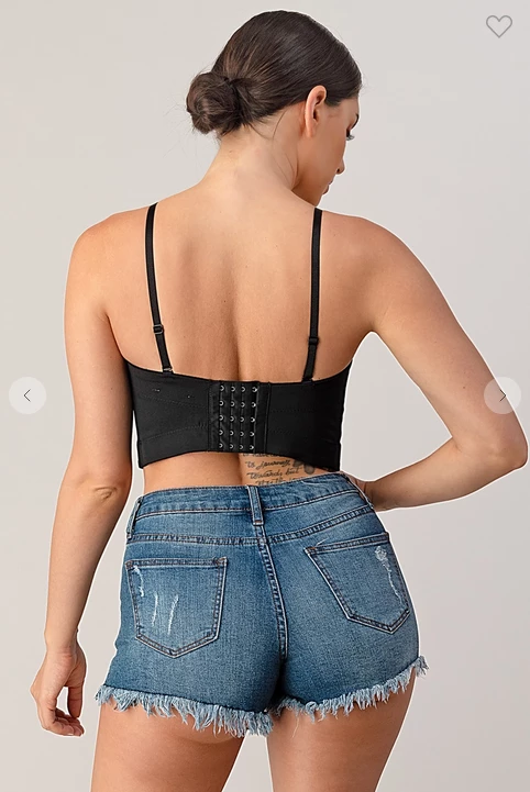 LYDIA Rhinestone Forever Jeweled Crop Corset Corsets 15 LYDIA Rhinestone Forever Jeweled Crop Corset Corsets