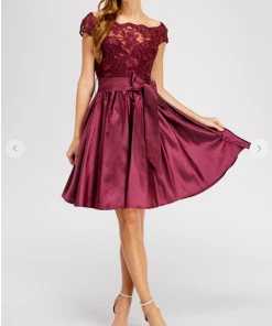 Maniju Sonya Mini Off The Shoulder Dress Thistle