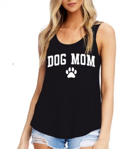 It Graphic Tank & Tee Shirts Dog Mom Tank