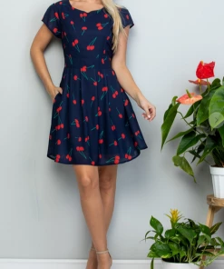 LA SOUL Life Is A Bowl Of Cherries Dress Printed Dresses