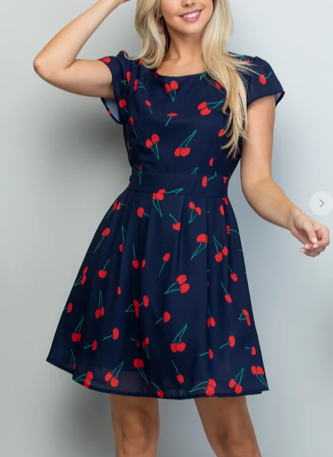 LA SOUL Life Is A Bowl Of Cherries Dress Printed Dresses 4 LA SOUL Life Is A Bowl Of Cherries Dress Printed Dresses