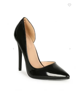 DDK Footwear Step Up Your Game Heels Pointy Sidecut Top Styles