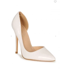 DDK Footwear Step Up Your Game Heels Pointy Sidecut Top Styles