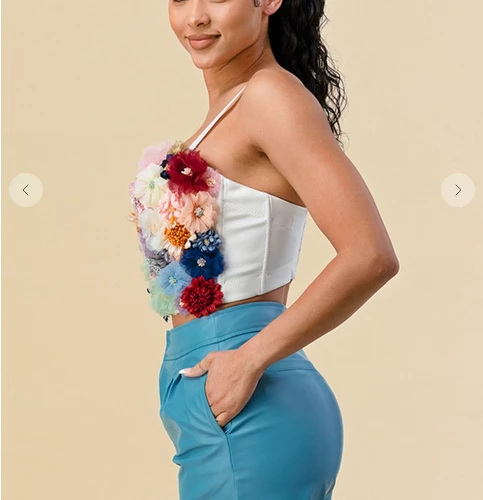 THE SANG CLOTHING Catch The Bouquet Floral Corset Corsets 11 THE SANG CLOTHING Catch The Bouquet Floral Corset Corsets