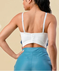 THE SANG CLOTHING Catch The Bouquet Floral Corset