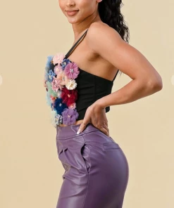 THE SANG CLOTHING Catch The Bouquet Floral Corset