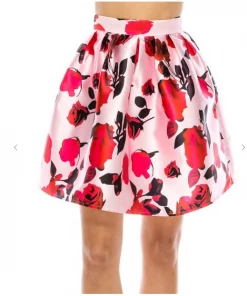 Ambition Party Skirt & Pencil Skirts Floral Bell Skirt