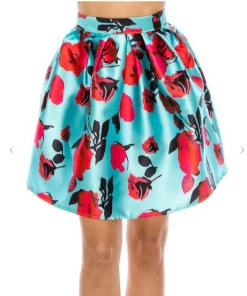 Ambition Party Skirt & Pencil Skirts Floral Bell Skirt