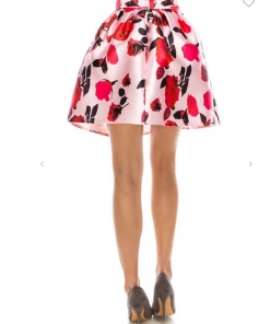 Ambition Party Skirt & Pencil Skirts Floral Bell Skirt