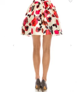 Ambition Party Skirt & Pencil Skirts Floral Bell Skirt