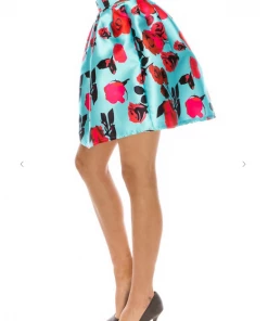 Ambition Floral Bell Skirt