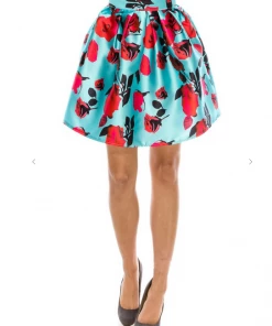 Ambition Party Skirt & Pencil Skirts Floral Bell Skirt