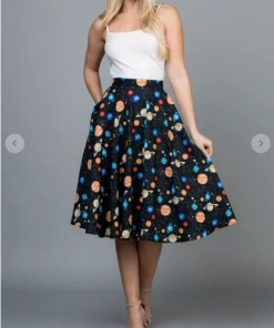 LA SOUL Out Of Orbit Party Skirt Mini Skirts & Mid Length Skirt