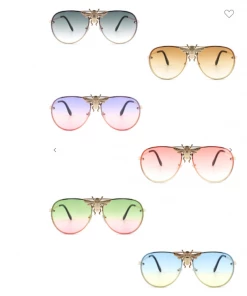 CRAMILO EYEWEAR Busy Bee Aviator Sunglasses