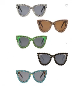 CARAMELO Stepping Out Shades Rhinestone Cay Eye