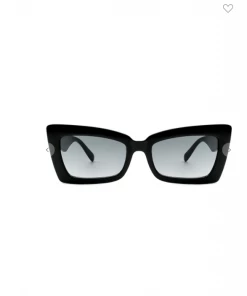 SHARK EYES Square Retro Cat Eye Sunglasses