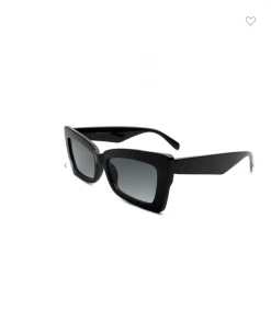 SHARK EYES Square Retro Cat Eye Sunglasses
