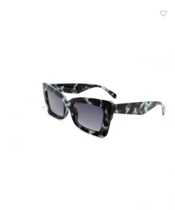 SHARK EYES Square Retro Cat Eye Sunglasses