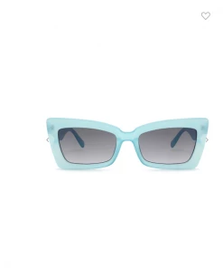 SHARK EYES Square Retro Cat Eye Sunglasses
