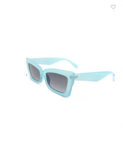 SHARK EYES Square Retro Cat Eye Sunglasses