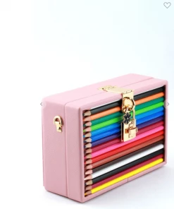 SUZI BAG Purses Pencil Me In Case With Lock And Key