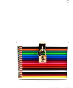 SUZI BAG Purses Pencil Me In Case With Lock And Key