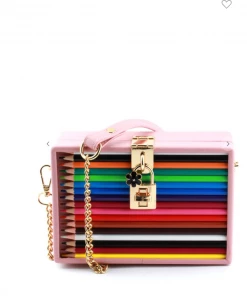 SUZI BAG Purses Pencil Me In Case With Lock And Key