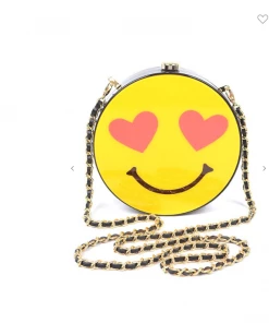 SUZI BAG Heart Smiley Face Purse Purses