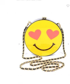SUZI BAG Heart Smiley Face Purse Purses