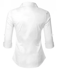 2Sable Long Sleeve Top I'm The Boss Button Down Shirt