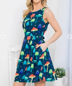 LA SOUL Miranda Mushroom Dress Printed Dresses