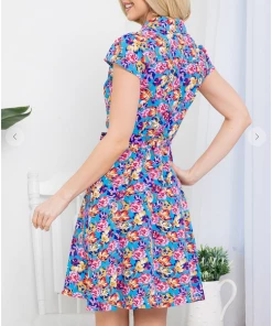LA SOUL Fresh Floral Dress Printed Dresses