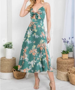 LA SOUL Sabrina Sea Green Cut Out Dress 9 LA SOUL Sabrina Sea Green Cut Out Dress