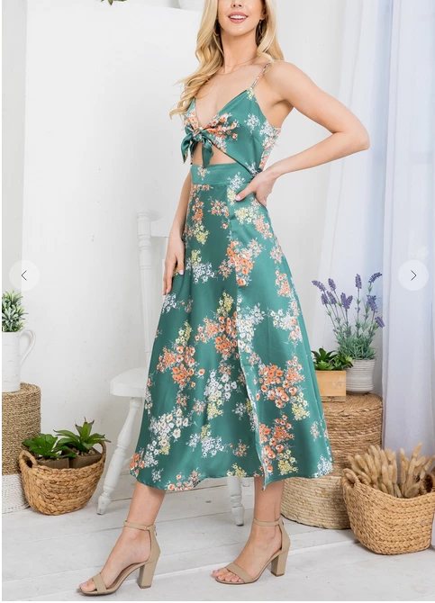 LA SOUL Sabrina Sea Green Cut Out Dress 6 LA SOUL Sabrina Sea Green Cut Out Dress