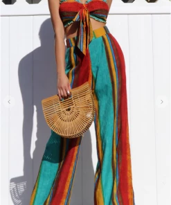 Dress Day Ready For The Tropics Top & Pant Set