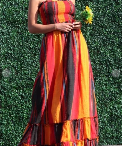 LA SOUL Maxi Dresses & Jumpsuits Crazy For You Smocked Stripe Maxi Dress