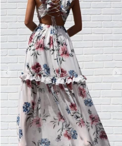 Dress Day Lori Floral Long Sleeve Maxi Dress Maxi Dresses & Jumpsuits