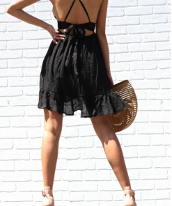 Dress Day Maxi Dresses & Jumpsuits The Angelica Mini Lace Ruffle Dress