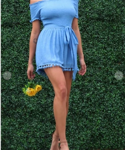 Dress Day Fringe With Benefits Romper